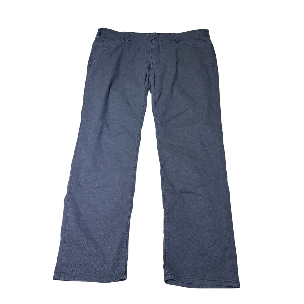 34 Heritage Charisma Comfort Rise Classic Pants Navy Blue 44x32 Mens Chinos